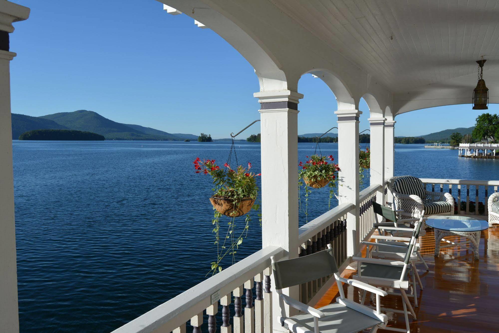 Lake George Boathouse Waterfront Lodging Bolton Landing Eksteriør billede